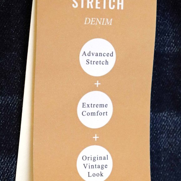 Royalty Dark Blue Distressed Denim Petite High Rise Straight Jeans Size 16P NWT - Picture 7 of 16